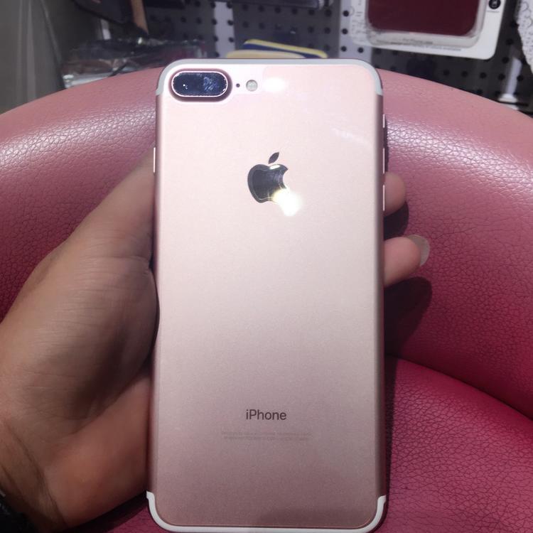 苹果7plus玫瑰金128g95成新无拆无修无暗病